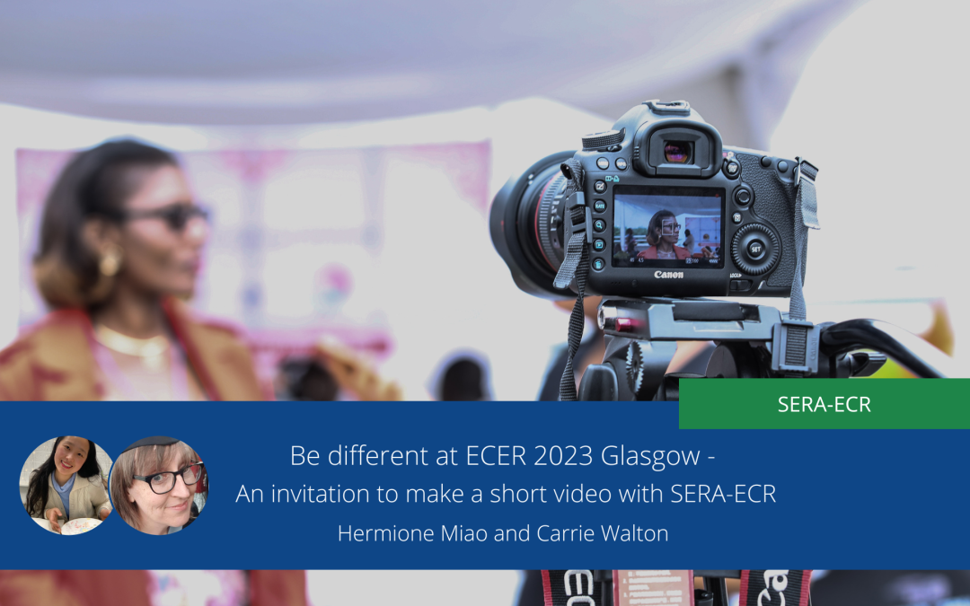 Be different at ECER 2023 Glasgow with SERA-ECR