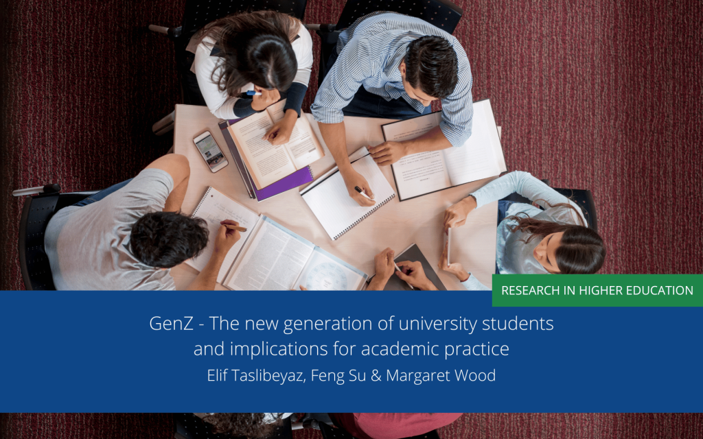 GenZ – the new generation of university students and implications for academic practice