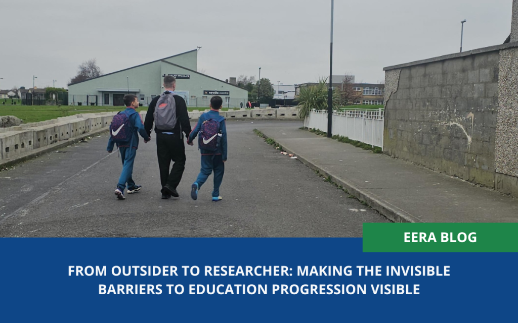 From outsider to researcher: Making the invisible barriers to education progression visible