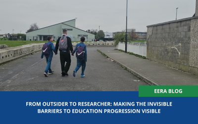 From outsider to researcher: Making the invisible barriers to education progression visible